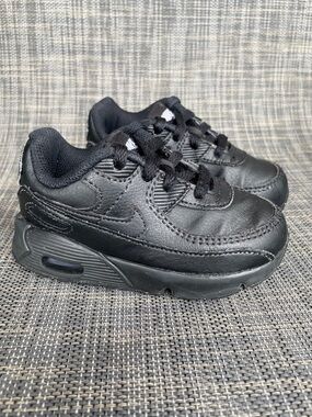 Nike Air Max 90 TD 'Triple Black' Active Sneakers Infant Shoes size 7